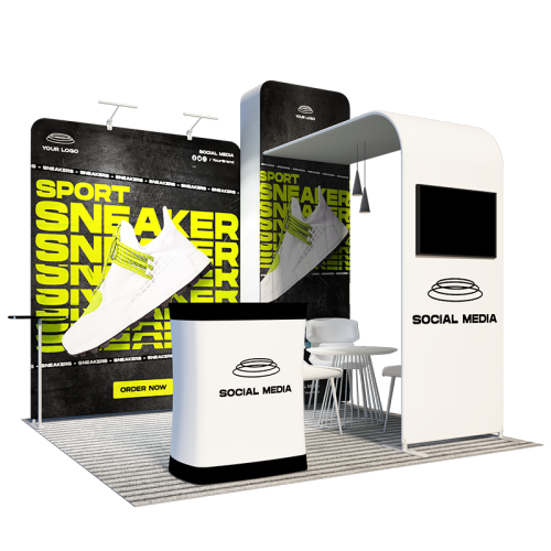 I-Aluminium Trade Show Exedy Expressional Box I-Light Box